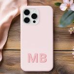 Einfache moderne Anfangsmonogramm Case-Mate iPhone Hülle<br><div class="desc">Einfache moderne erste Monogram Phone Case. Erstellen Sie Ihren eigenen personalisierten iPhone Case mit individuellem Anfangsnamen.</div>