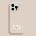 Einfache moderne Anfangsmonogramm Case-Mate iPhone Hülle<br><div class="desc">Einfache moderne erste Monogram Phone Case. Erstellen Sie Ihren eigenen personalisierten iPhone Case mit individuellem Anfangsnamen.</div>