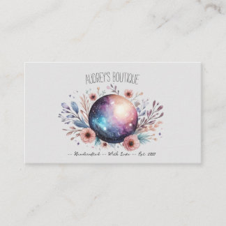 Einfache moderne Aquarellfarbe Danke Business Card Visitenkarte