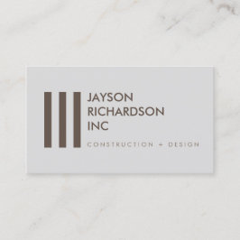 Einfache moderne Architektur, Bauwesen, Design 3 Visitenkarte