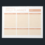Einfache moderne Berufliche Planer Notepad Notizblock<br><div class="desc">Schreiben Sie Ihre täglichen Aufgaben,  Termine und Termine mit diesem coolen und einfachen Tagesplaner in pfirsichfarbigen Schema. Perfekt als Geschenk für einen Freund,  Kollegen,  Mitarbeiter oder Klassenkameraden.</div>