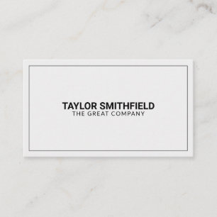 Einfache moderne Berufliche Visitenkarte