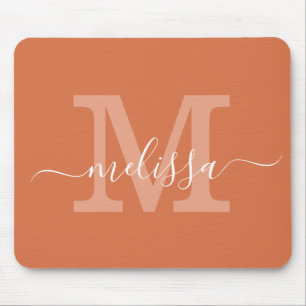 Einfache moderne Bezeichnung Monogram Ursprünglich Mousepad