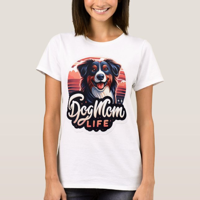 Einfache moderne Coole Typografie Name und Foto de T-Shirt (Vorderseite)