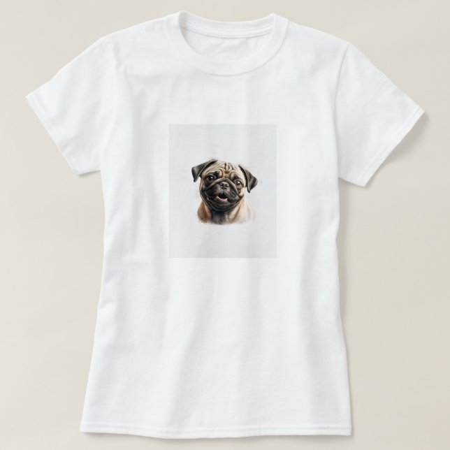 Einfache moderne Coole Typografie Name und Foto de T-Shirt (Design vorne)