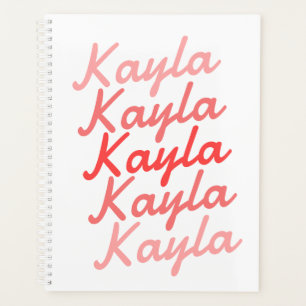 Einfache moderne Coole Typografie Planer