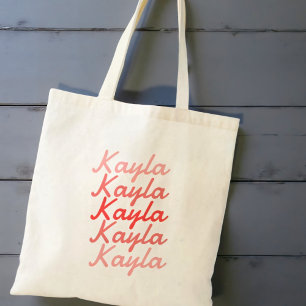 Einfache moderne Coole Typografie Tragetasche