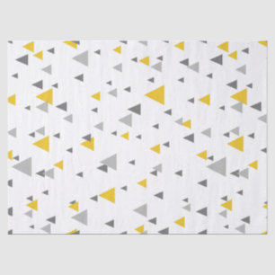 Einfache moderne Dreiecke-Muster Seidenpapier