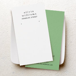 Einfache, moderne Earring Display Card