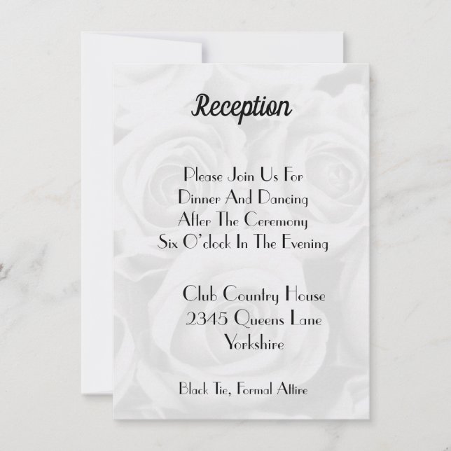 Einfache moderne Einladungs-Karte für Hochzeiten Einladung (Vorderseite)