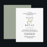 Einfache moderne elegante Hochzeitsreise zu günsti<br><div class="desc">Einfache moderne und elegante Hochzeiten zu günstigen Preisen laden zu einer günstigeren Alternative als eine Standardeinladung ein.</div>