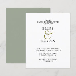 Einfache moderne elegante Hochzeitsreise zu günsti