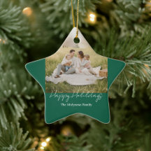 Einfache moderne Familienfoto-Weihnachten & Neujah