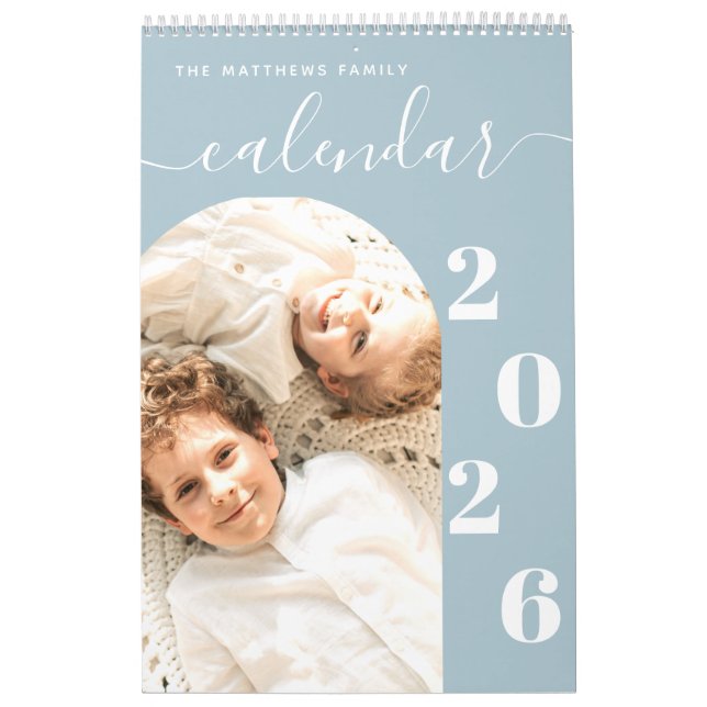 Einfache, moderne Foto-Planer-Kalender Kalender (Titelbild)
