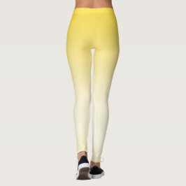 Einfache, moderne Gelbfärbung Leggings