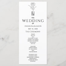 Einfache moderne kalligraphische Hochzeit