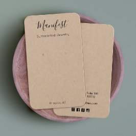 Einfache, moderne Kraft Earring Display Card