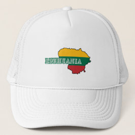 Einfache moderne Litauen lietuva Flag Souvenir Truckerkappe