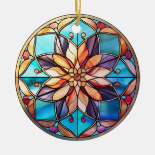 Einfache moderne Minimallistik Weihnachten aus dem Keramik Ornament