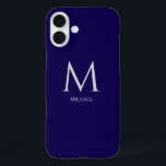Einfache moderne Monogram Case-Mate iPhone Case<br><div class="desc">Dieses iPhone 16 Gehäuse verbindet Einfachheit und moderne Ästhetik für einen eleganten, raffinierten Look. Das Design wurde für jene konzipiert, die die schlichte Eleganz schätzen, und zeichnet sich durch ein minimalistisches Monogramm in einem puristischen, zeitgenössischen Schriftart aus, wobei der Vorname ordentlich unterhalb des Monogramms angezeigt wird. Das Layout sorgt für...</div>