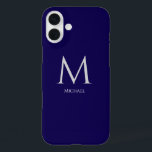 Einfache moderne Monogram Case-Mate iPhone Case<br><div class="desc">Dieses iPhone 16 Gehäuse verbindet Einfachheit und moderne Ästhetik für einen eleganten, raffinierten Look. Das Design wurde für jene konzipiert, die die schlichte Eleganz schätzen, und zeichnet sich durch ein minimalistisches Monogramm in einem puristischen, zeitgenössischen Schriftart aus, wobei der Vorname ordentlich unterhalb des Monogramms angezeigt wird. Das Layout sorgt für...</div>