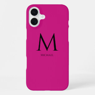 Einfache moderne Monogram Case-Mate iPhone Case 16 Plus Hülle