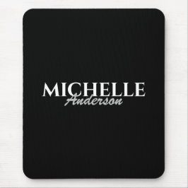 Einfache moderne Monogramm Mousepad