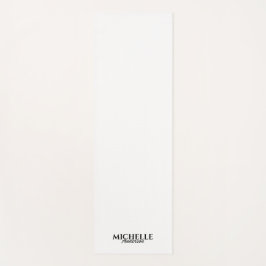 Einfache moderne Monogramm Yogamatte