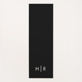 Einfache moderne Monogramm Yogamatte