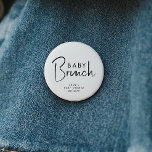 Einfache moderne neutrale Babybrunch Button<br><div class="desc">Genießen Sie Ihren kleinen Gaumen mit unserer modernen neutralen Babybrunch-Taste in einem minimalistischen Schwarz-Weiß-Design, das modern und hübsch ist. Das moderne, geschlechtsneutrale Ambiente mit seiner sauberen, boho-inspiriert Ästhetik eignet sich perfekt, um einen kleinen Jungen oder ein Mädchen zu jeder Jahreszeit willkommen zu heißen - sei es im Herbst, im Winter,...</div>