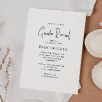 Einfache, moderne neutrale Darstellung des Babyges