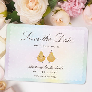 Einfache moderne Niedliche perfekte Piss-Pfennig-H Save The Date