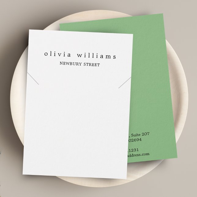 Einfache, moderne Notebook-Karte (Von Creator hochgeladen)