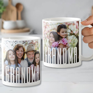 Einfache moderne Oma-Foto Kaffeetasse