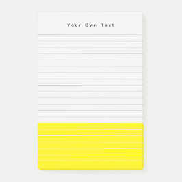 Einfache moderne Pastell-Colorblock Post-it Klebezettel