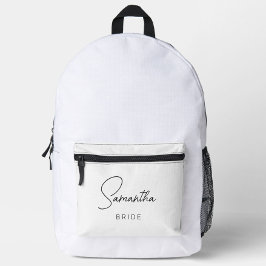 Einfache moderne Personalisiert Bridge Bedruckter Rucksack