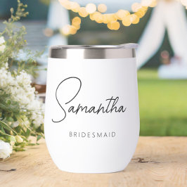 Einfache, moderne Personalisierte Bridesmaid-Initi