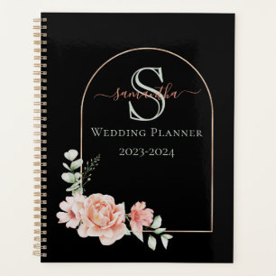 Einfache moderne Personalisierte Hochzeitsplanerin Planer