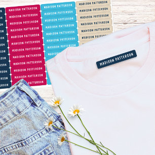 Einfache, moderne Personalisierte Namensverkleidun Etiketten