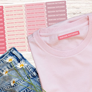 Einfache, moderne Personalisierte Namensverkleidun Etiketten