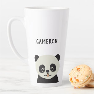 Einfache moderne Personalisierte Niedliche Panda C Milchtasse