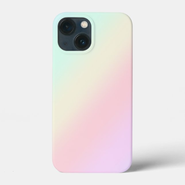 Einfache moderne Regenbogenfarben Wasserfarbe Case-Mate iPhone Hülle (Rückseite)