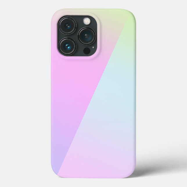 Einfache moderne Regenbogenfarben Wasserfarbe Case-Mate iPhone Hülle (Rückseite)
