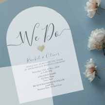 Einfache moderne Schwarz-Weiß-Hochzeitsempfehlung