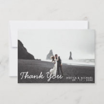 Einfache moderne Script-Elegante Hochzeit