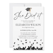 Einfache Moderne sie tat es Abschluss