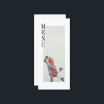 Einfache moderne Speisekarte für Minimalistische F Menükarte<br><div class="desc">Einfache moderne Speisekarte für Minimalistische Fotos</div>