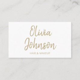 Einfache moderne, trendige handgeschriebene Visite Visitenkarte