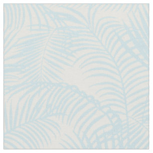 Einfache moderne tropische Palme des Babyblaus mit Stoff