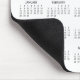 Einfache moderne Typografie 2017 Foto-Kalender Mousepad (Ecke)